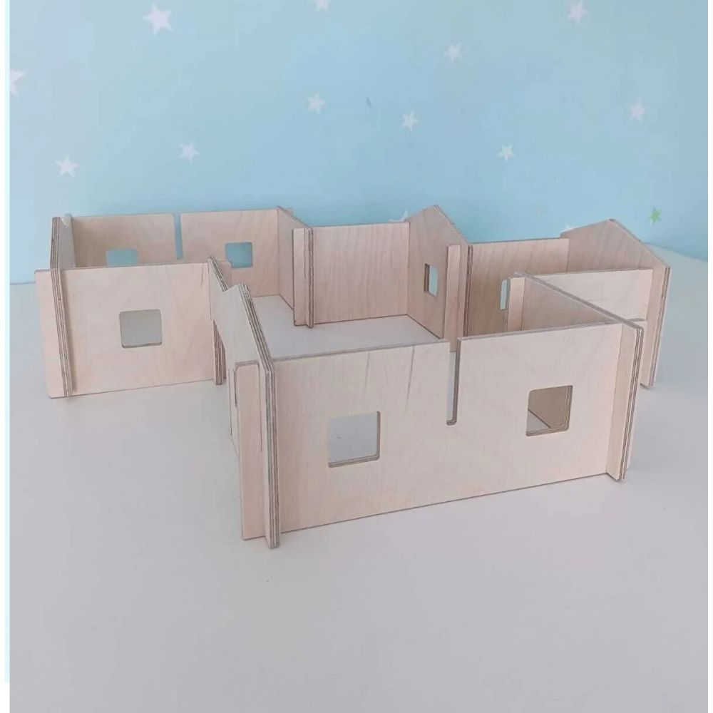 Montessori Ev İnşa Etme Oyunu